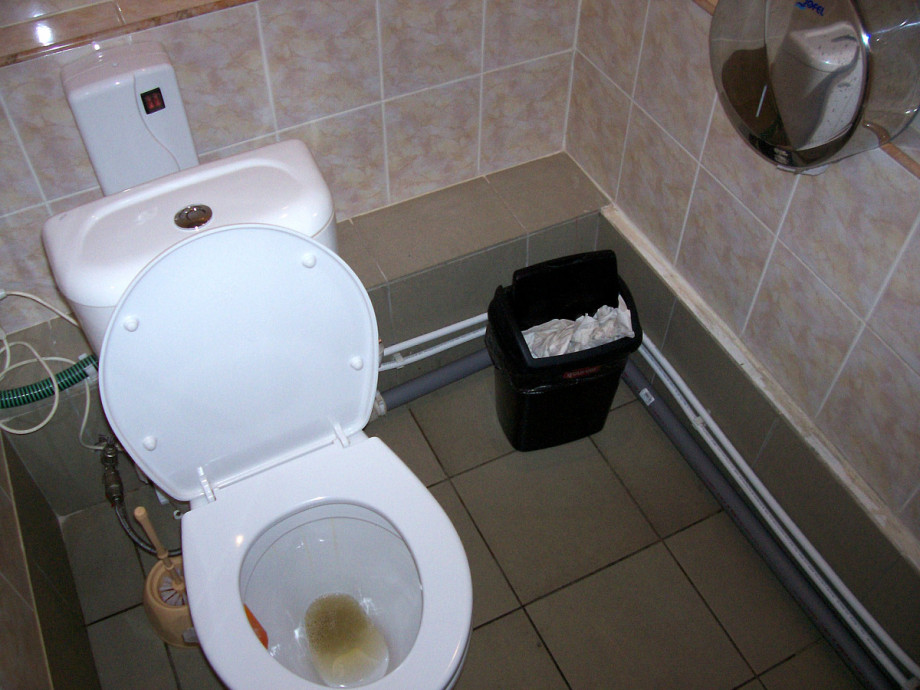 Туалет в кафе Инжир в Петербурге. Изображение 3