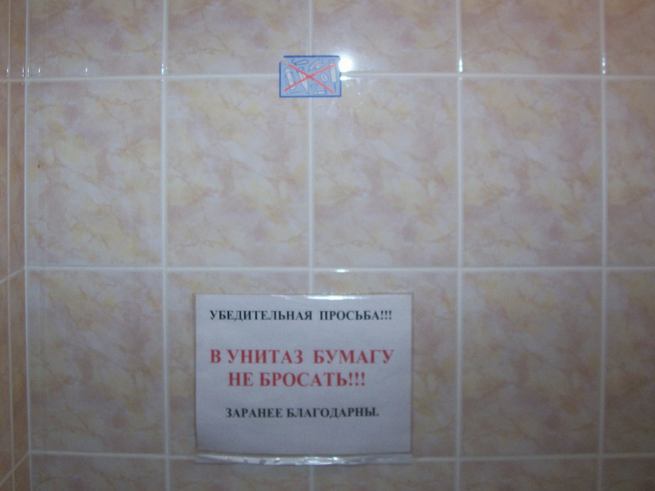 Туалет в кафе Инжир в Петербурге. Изображение 4