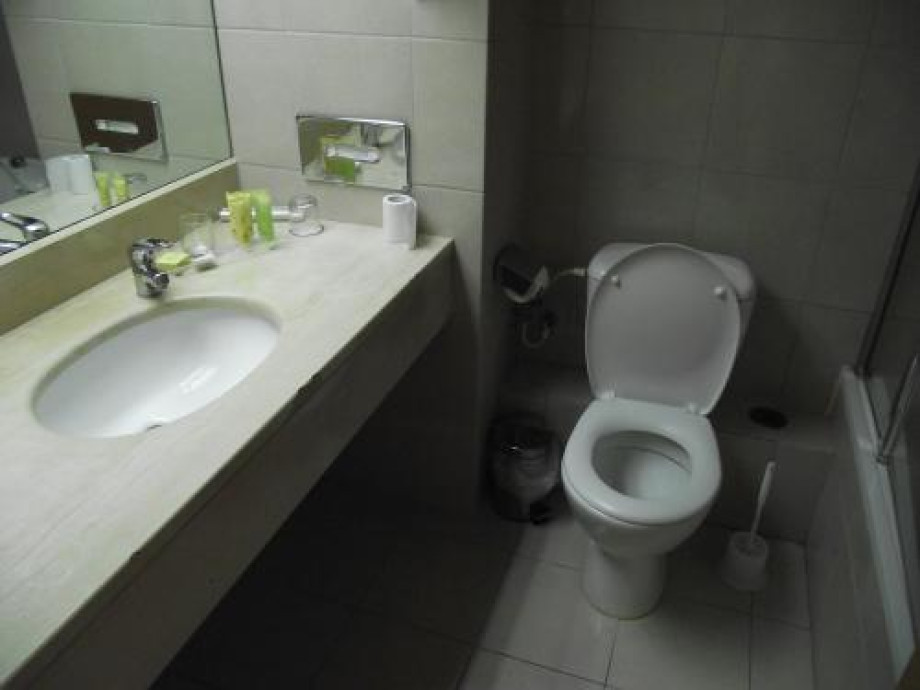 Туалетная комната в номере Crowne Plaza Eilat. Изображение 1