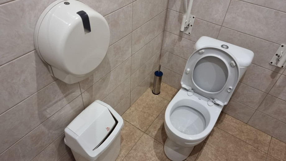 Туалет в клинике Будь здоров на Фрунзенской. Изображение 2