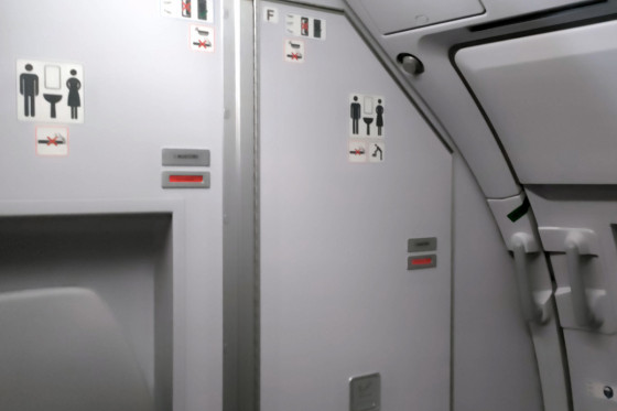 Туалеты Airbus A321neo Wizz Air Malta