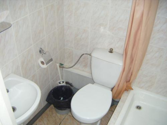 Туалет в номере гостиницы «Волга»