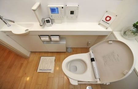 Высокотенологичный японский туалет
