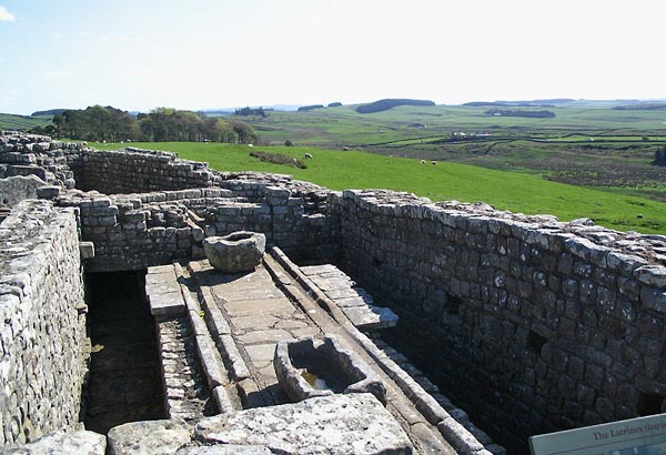 Туалет в римском форте