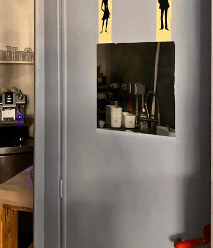 Туалет в кафе Le Marius