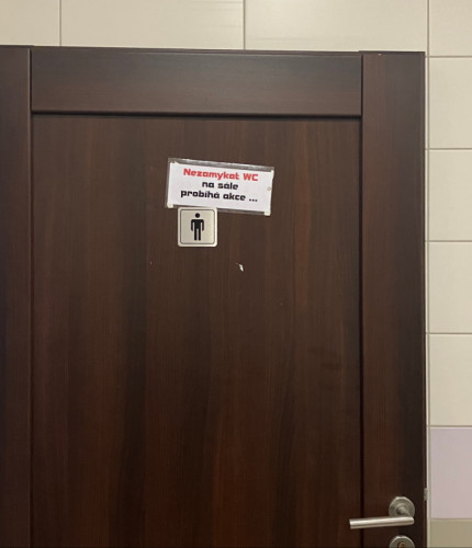 Туалет в культурном доме Ладви