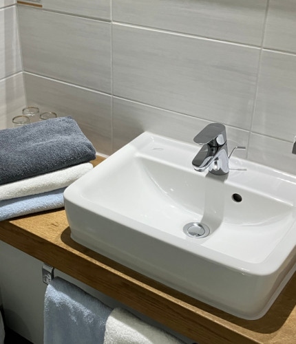 Туалет в номере Hotel Garni Viktoria