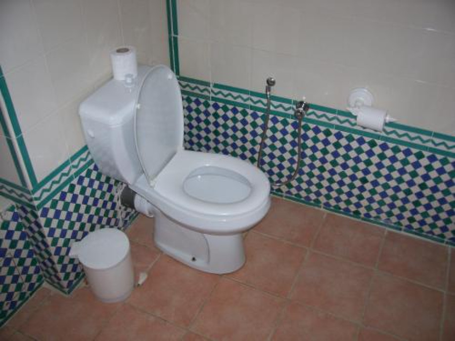 Туалет и ванная в стандартном номере отеля Marhaba. Изображение 1