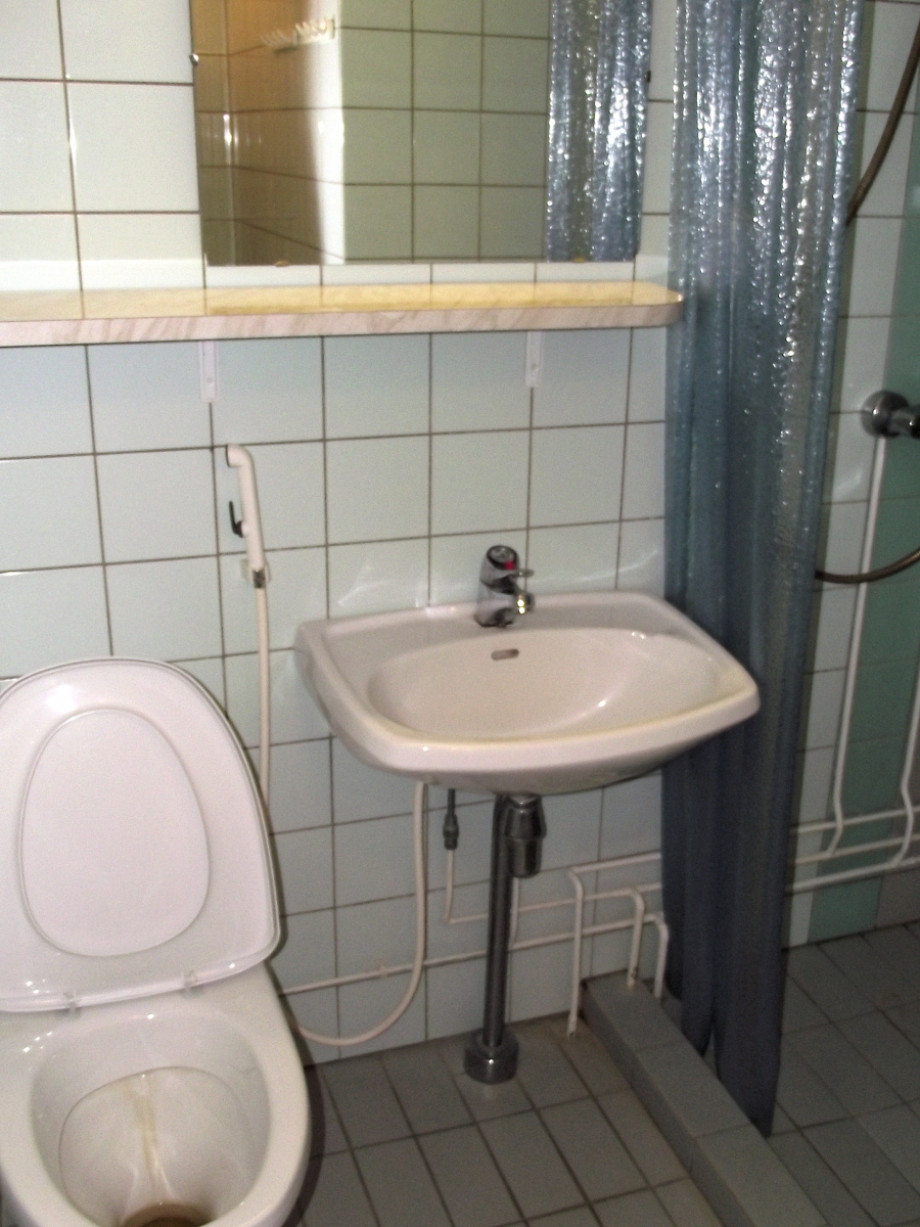 Туалет  в номере гостиницы Sea Hotel Mäntyniemi. Изображение 2