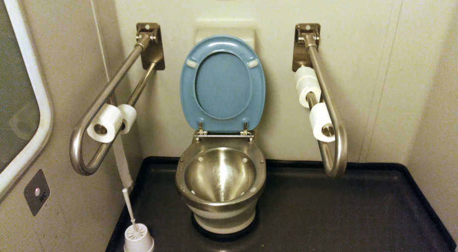 Туалеты в спальном вагоне Regiojet. Изображение 1