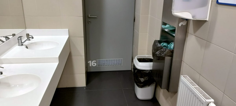 Туалет в холле Техмании. Изображение 2