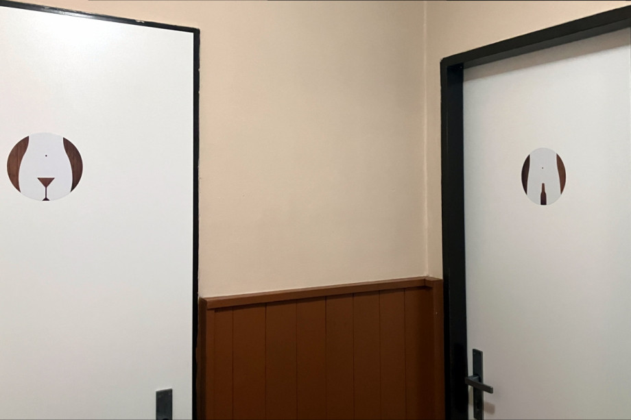 Туалет в ресторане Veselka. Изображение 1