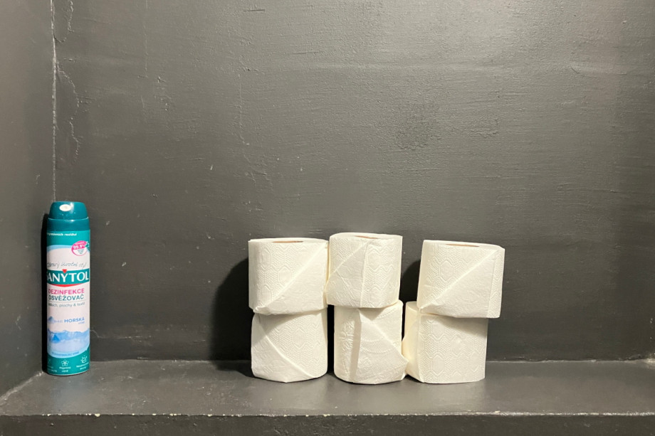 Туалет в раздевалке Centrum Třešňovka. Изображение 3