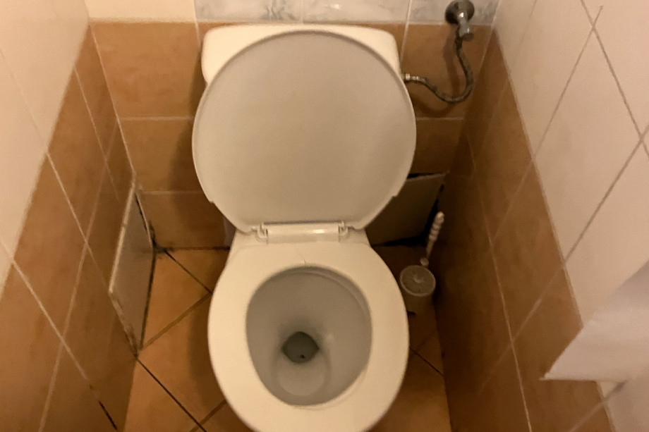 Туалет в крушовицком ресторане У Липы. Изображение 5