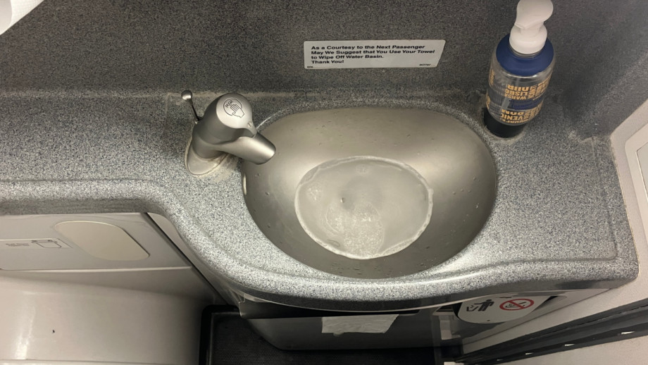 Туалет в Boeing 737-800 Ryanair. Изображение 1