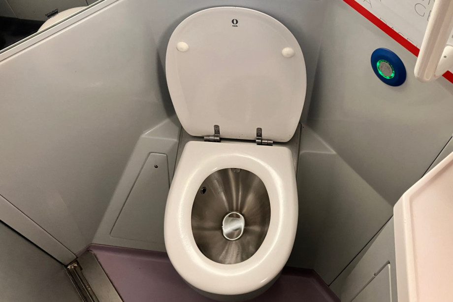 Туалет в TGV Lyria. Изображение 3