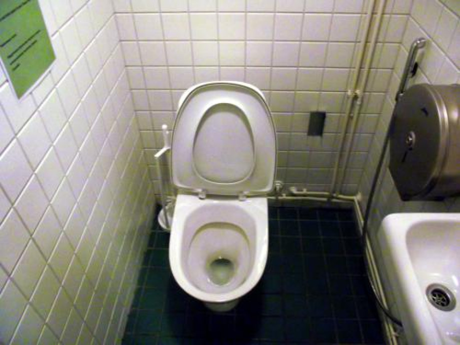 Общественный туалет в центре Порвоо. Изображение 2