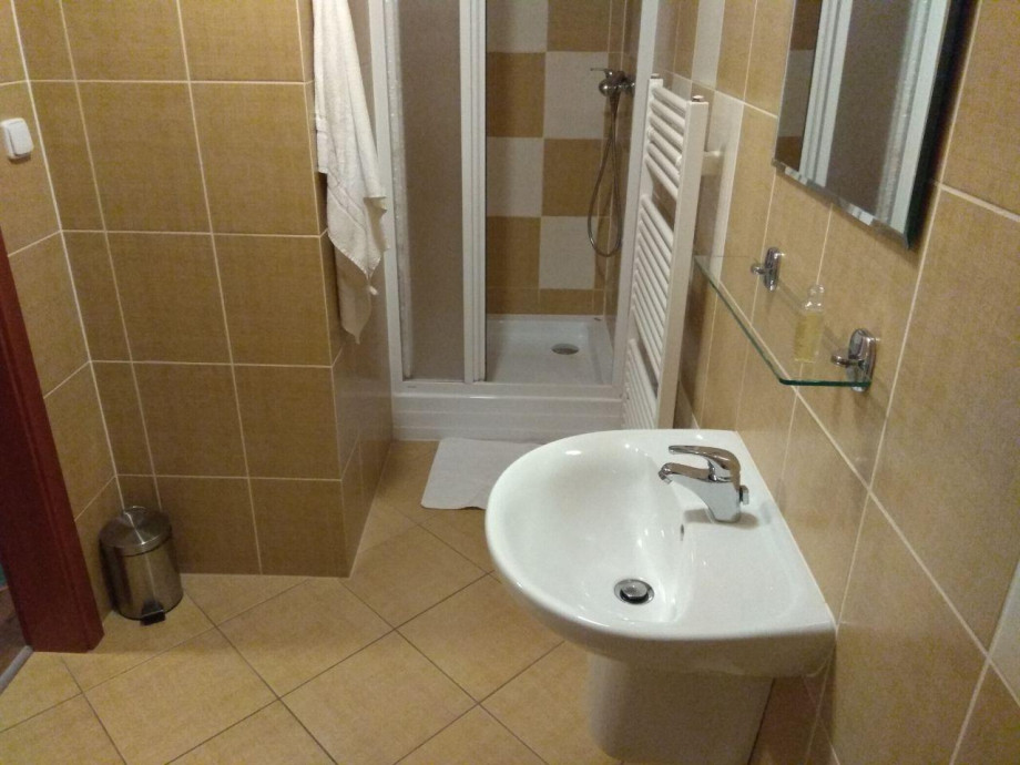Туалет в номере гостевого дома Zelená Žába. Изображение 2