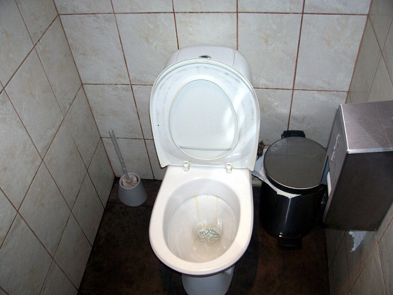 Туалет в Шоколаднице на Невском