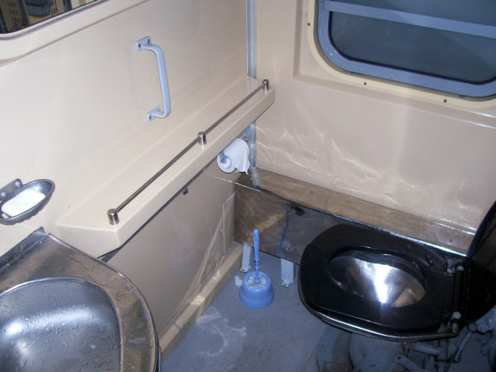 Туалет в плацкартном вагоне Звязды