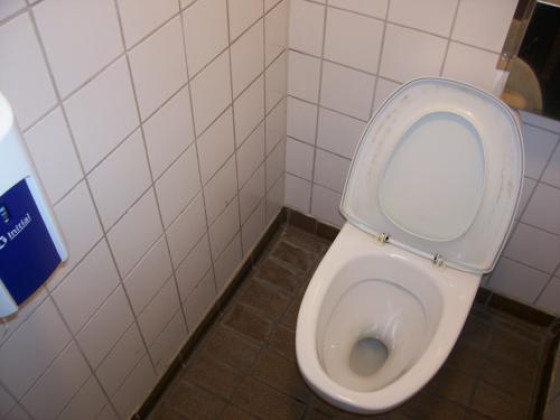 Туалет терминала Silja Line в Турку