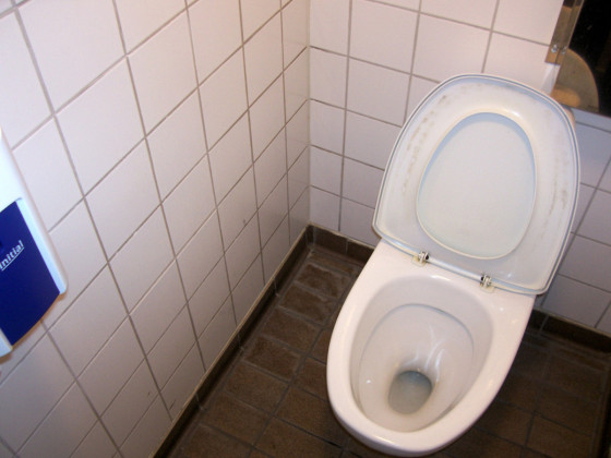 Туалет терминала Silja Line в Турку