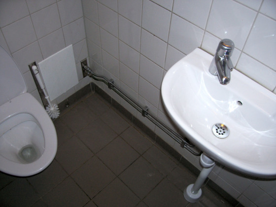 Туалет в музее Васа