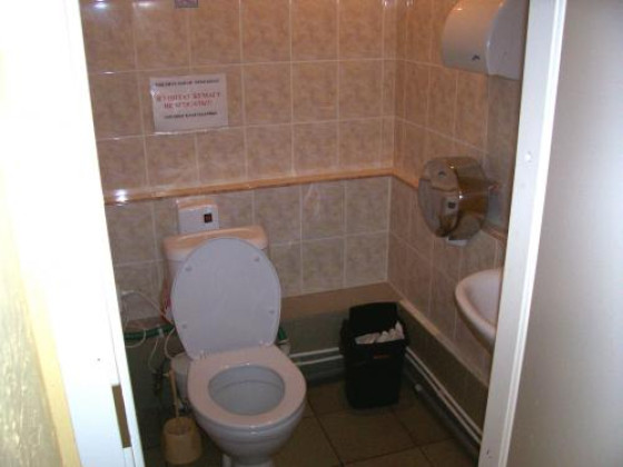 Туалет в кафе "Инжир" в Петербурге