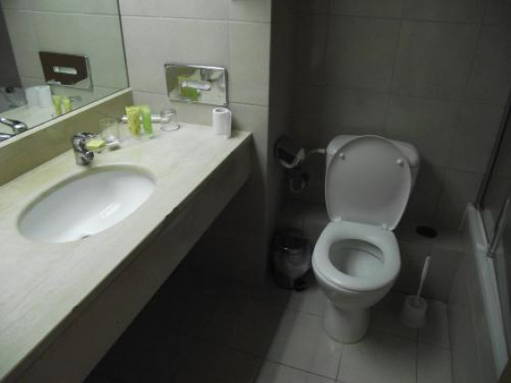 Туалетная комната в номере Crowne Plaza Eilat