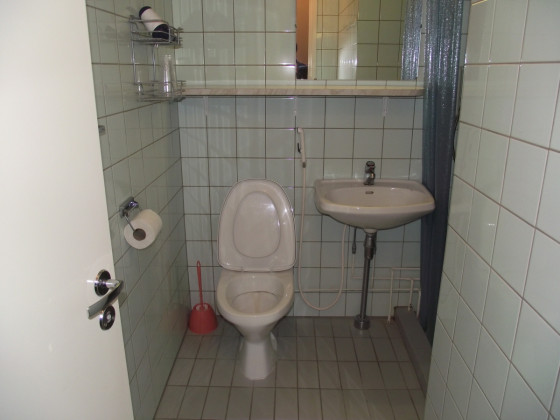 Туалет  в номере гостиницы Sea Hotel Mäntyniemi