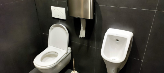 Туалет в Vapiano