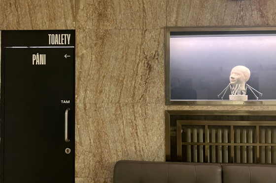 Туалет в театре Komedie