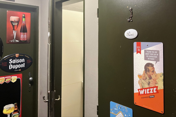 Сортир в пражской бельгийской пивной