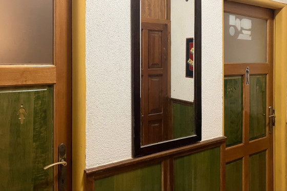 Туалет в крушовицком ресторане У Липы