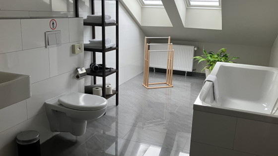 Ванная комната в Aparthotel Mitte