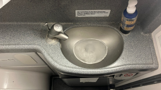 Туалет в Boeing 737-800 Ryanair