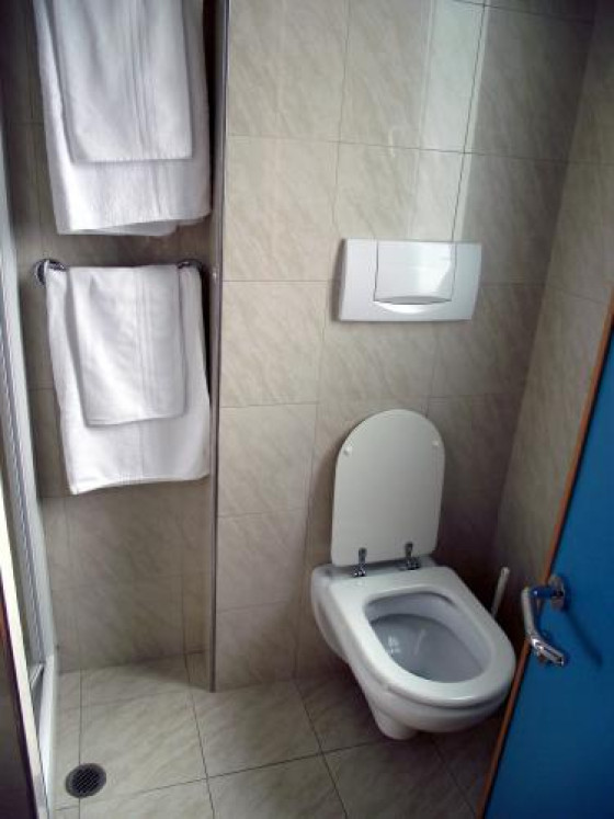 Туалетная комната в номере гостиницы Ascot