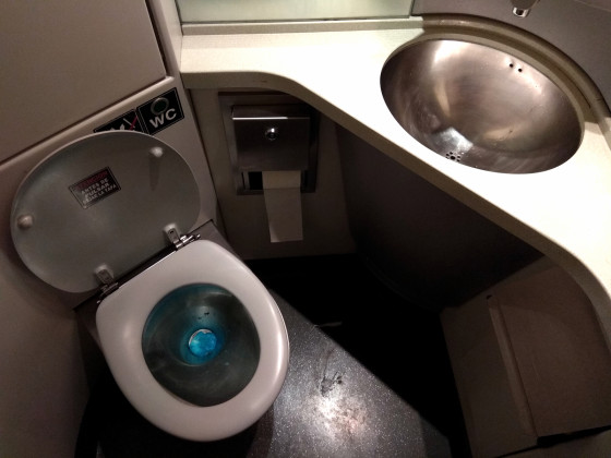 Туалет в поезде AVE 103