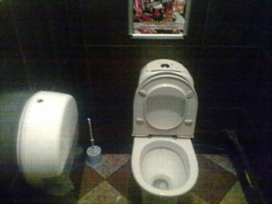 Туалет в баре Beer House на Некрасова