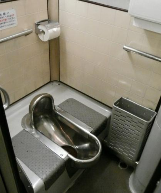 Туалет в японском поезде Ginga