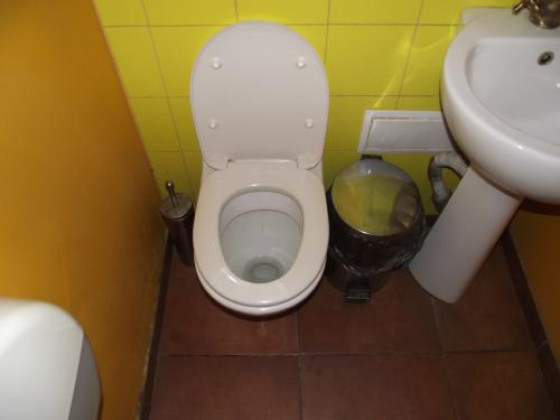 Туалет в кафе IQ