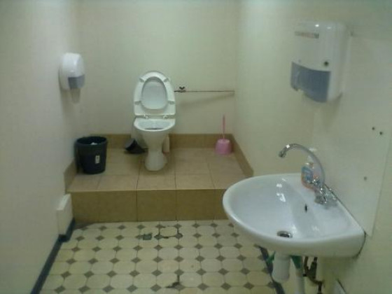 Туалет в дебрях Пассажа